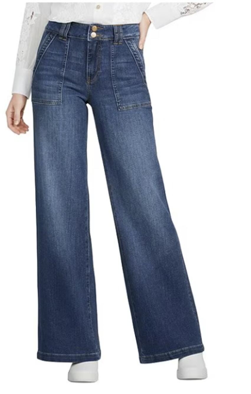 Kut from the Kloth Women's Jodi Soft Stretch Hi-Rise Wide Leg Jeans - NWOT